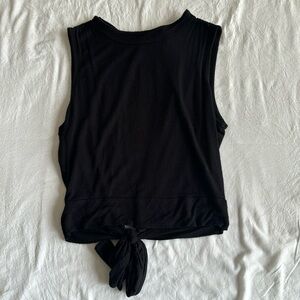 Black Open Back Tank